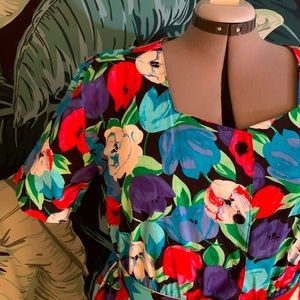 Vintage floral sundress